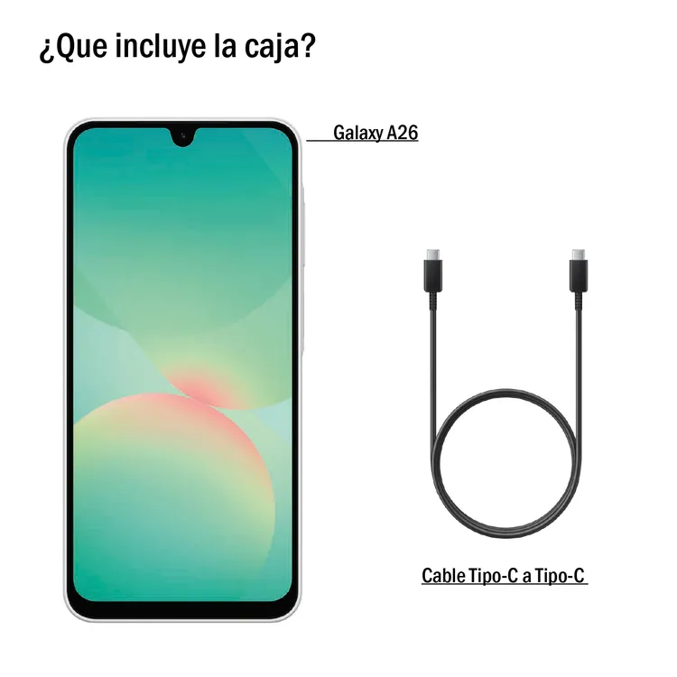Celular SAMSUNG Galaxy A26 256GB 5G Blanco - Imagen 3