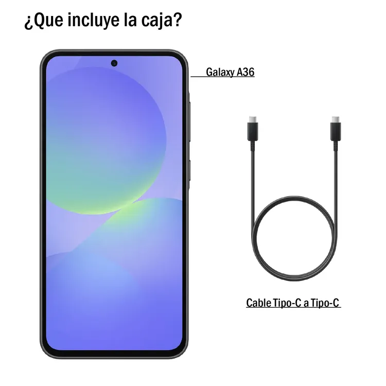 Celular SAMSUNG Galaxy A36 256GB 5G Negro - Imagen 3
