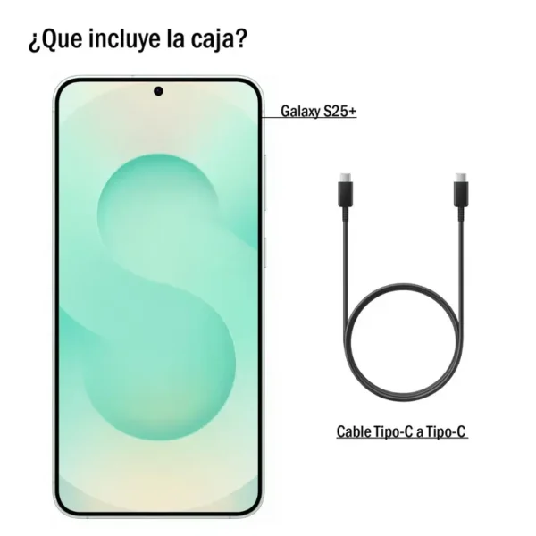 Celular SAMSUNG  S25+ 256GB 5G Verde Menta + Audifonos - Imagen 4