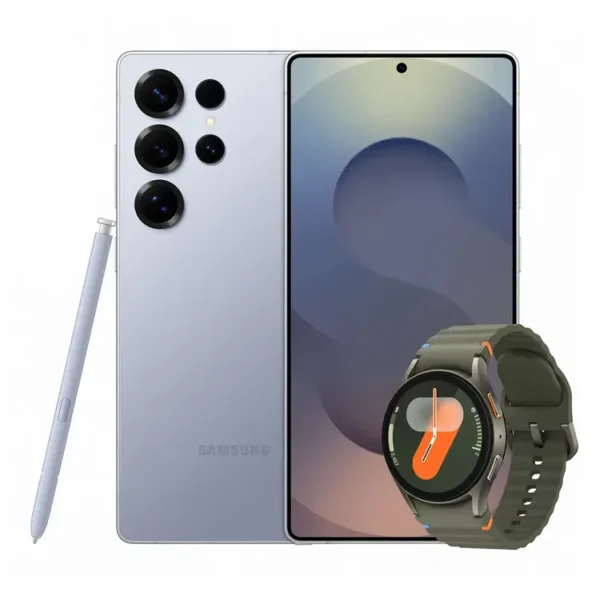 Celular SAMSUNG S25Ultra 256GB Gris Azulado + Reloj