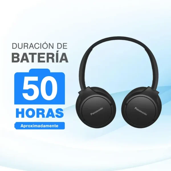 Audífonos de Diadema PANASONIC Inalámbricos Bluetooth Over Ear HF520 Negro - Imagen 6