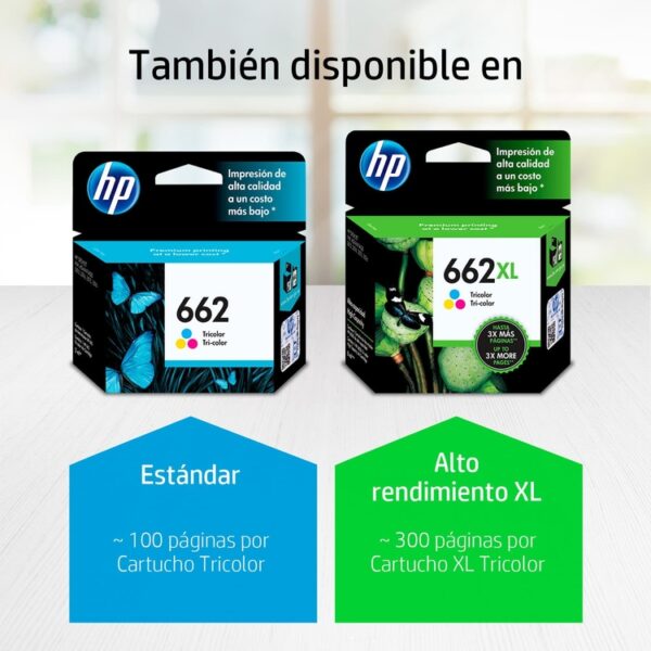 Cartucho de Tinta HP 662XL Tricolor - Imagen 3