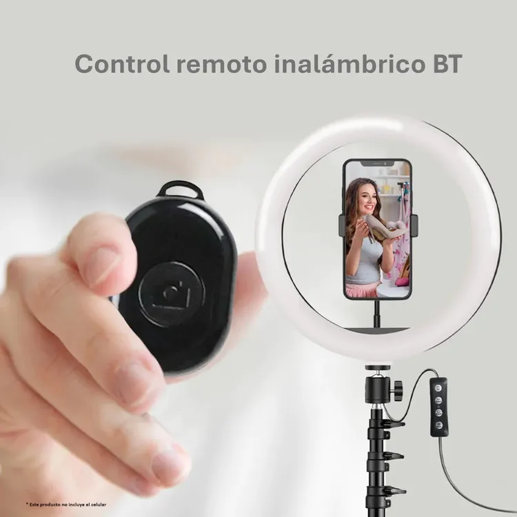 Aro de luz ARGOM con Trípode y Control Remoto PRO 9320 10" - Imagen 4