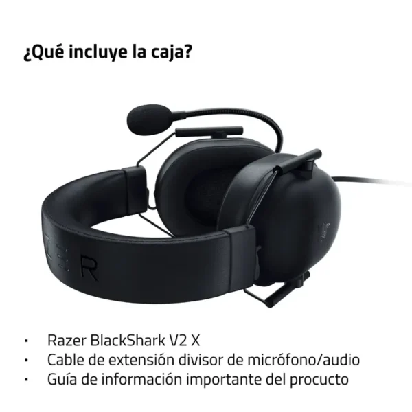 Audífonos de Diadema RAZER Alámbricos Over Ear Gaming BlackShark Cancelación de Ruido Negro - Imagen 7