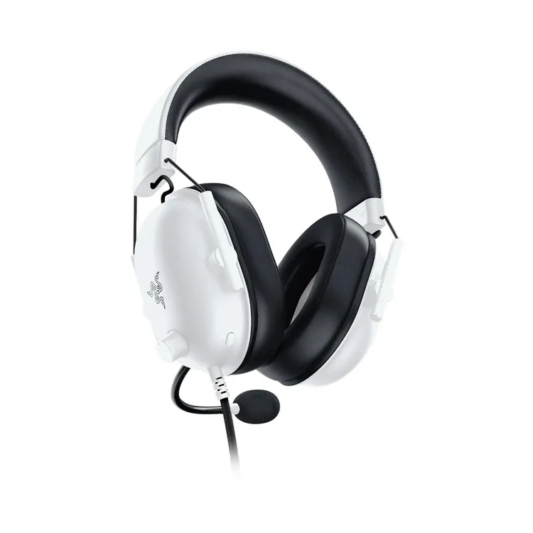 Audífonos de Diadema RAZER Alámbricos Over Ear Gaming BlackShark Cancelación de Ruido Blanco - Imagen 4