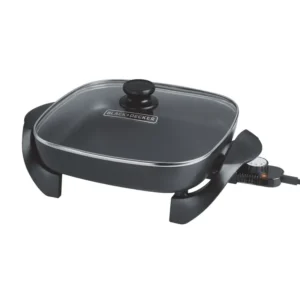 Sartén Eléctrico Black + Decker SK1212B con Regulador de Temperatura Negro