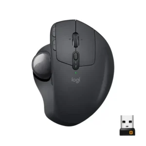 Mouse LOGITECH Inalámbrico Trackball Ergonómico MX Negro