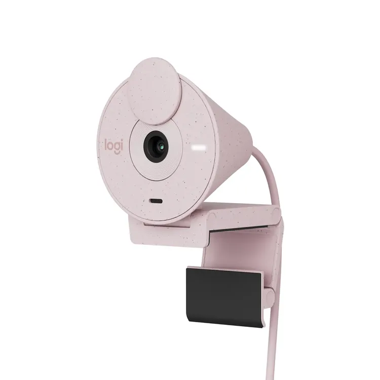 Camara Web LOGITECH FHD Brio 300 Rosada