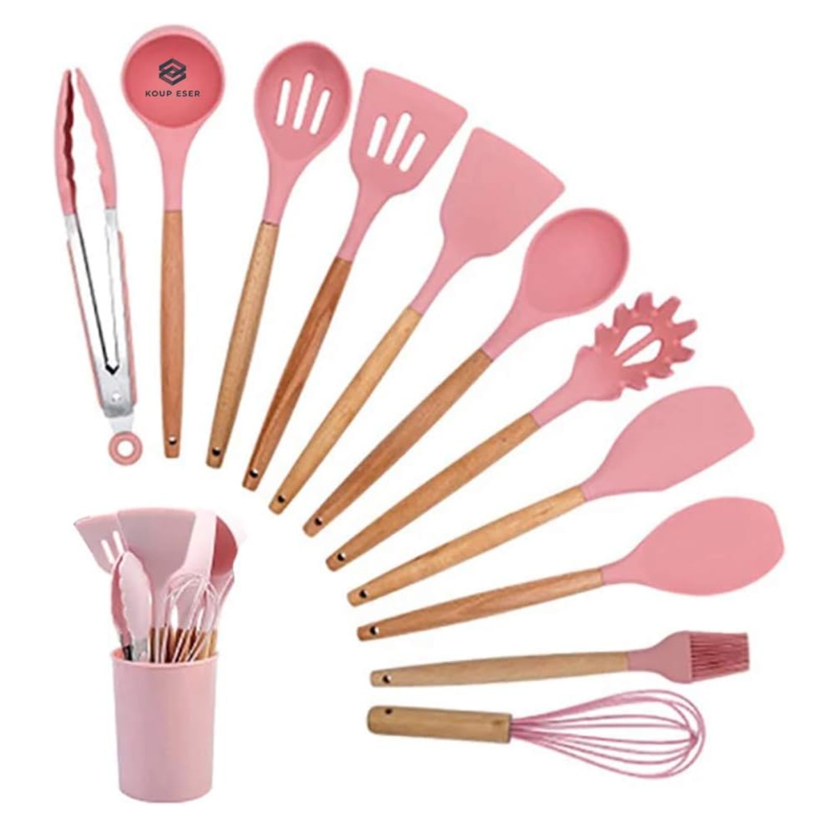 Set 12 Utensilios Cocina Silicona