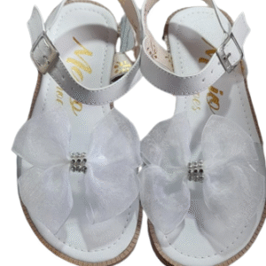 SANDALIA MUÑECA BLANCA REF CORBATA TULL