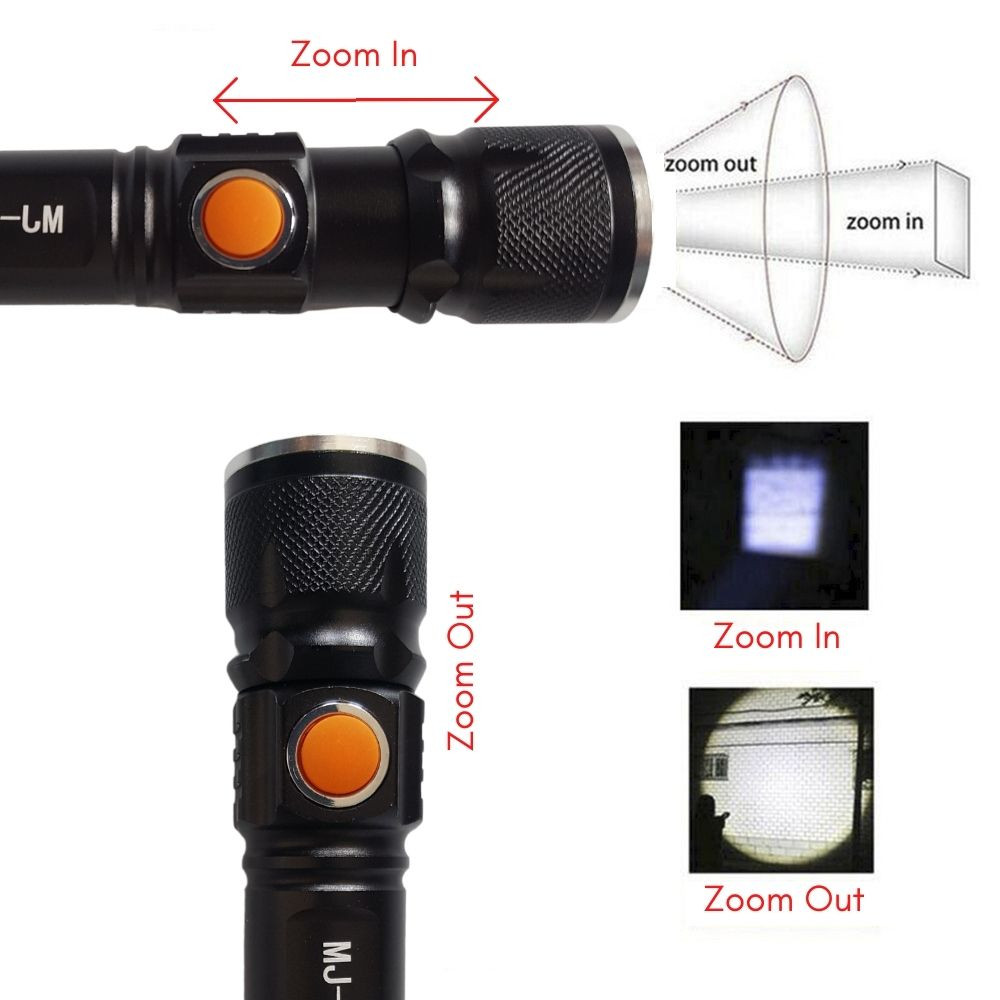 Linterna Mini Recargable Luz LED (5365)