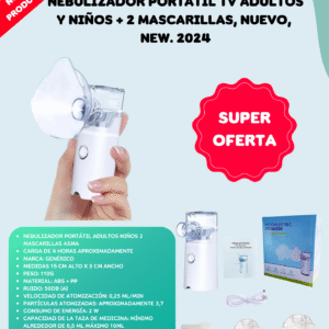 Nebulizador Portatil  Tv Adultos Y Niños