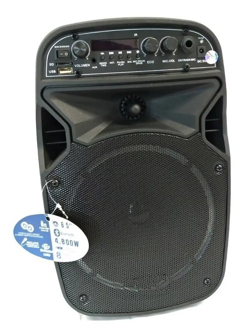 Cabina 6 Pulgadas Bluetooth Portatil - Imagen 2