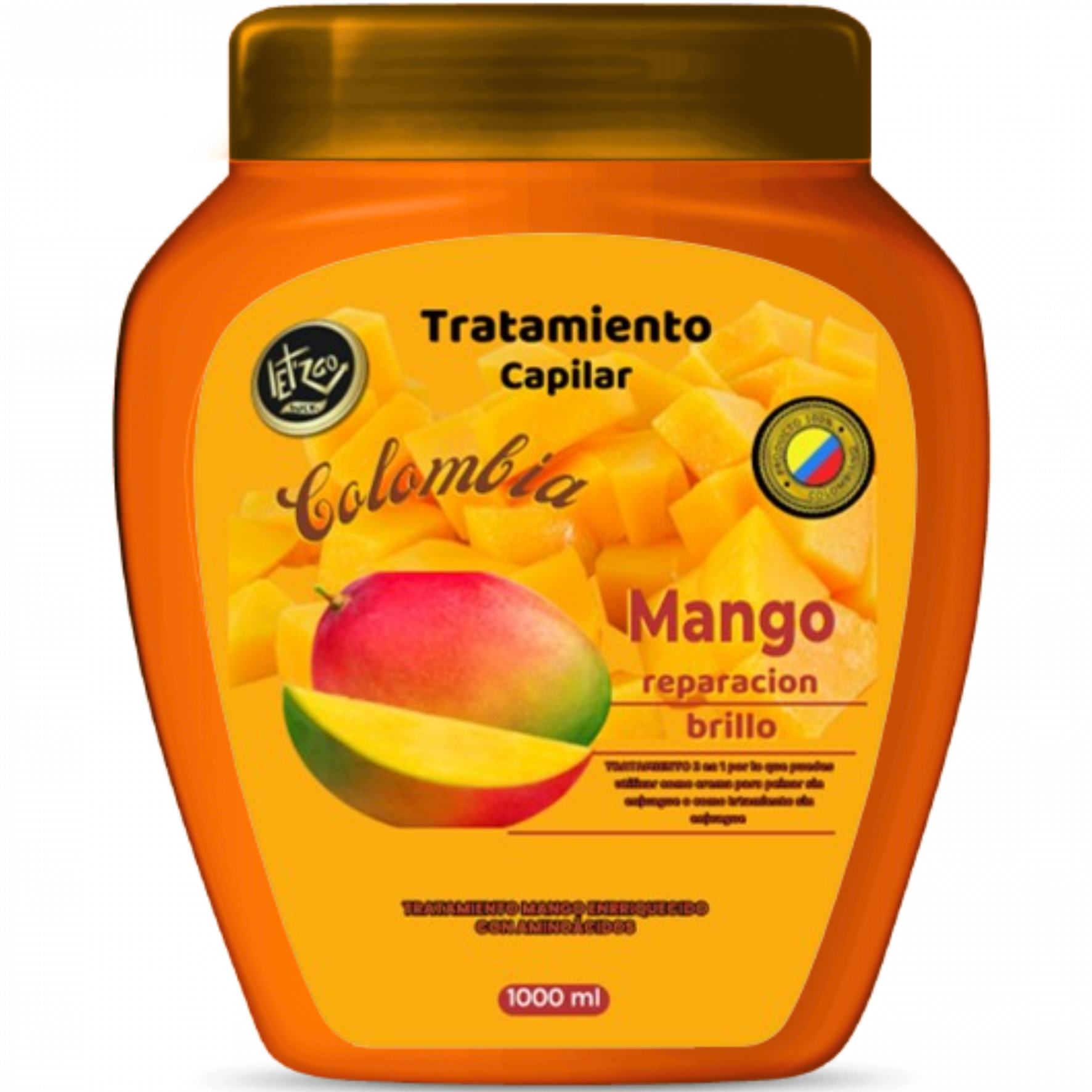 TRATAMIENTO CAPILAR X1000GR LETZ GO - Imagen 2