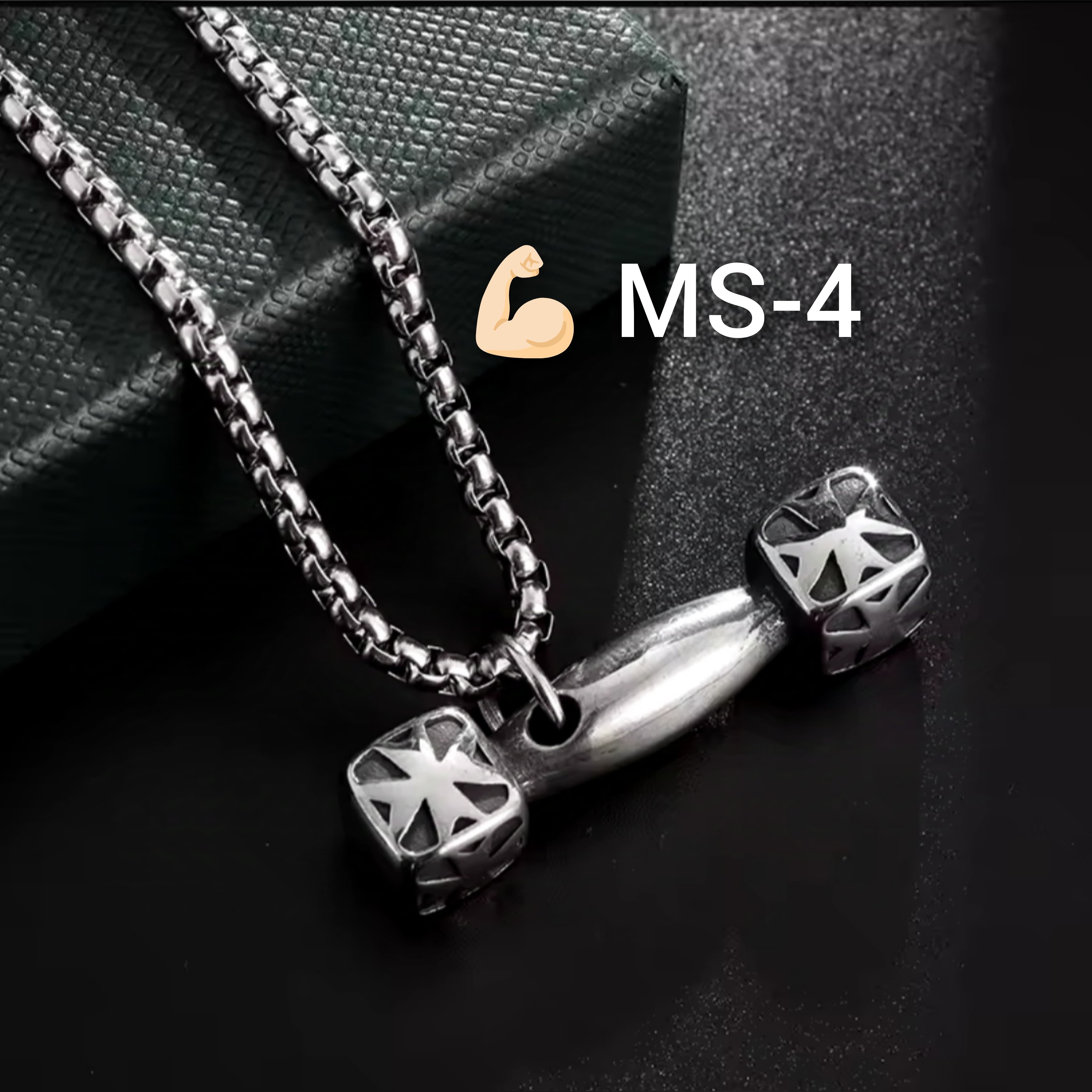 COLLAR FITNESS EN ACERO DE TITANIO