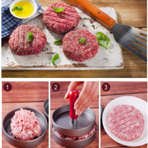 Molde prensa carne Hamburguesa Metal
