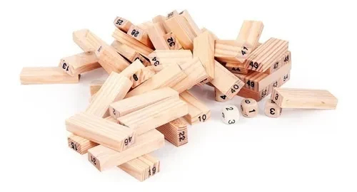 Jenga torre madera pequeño