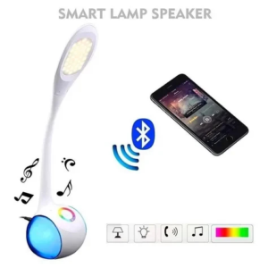 Lampara De Mesa Parlante Bluetooth Led