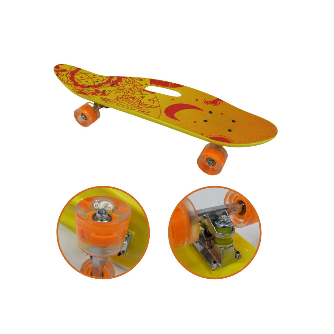 Patineta Skate Tabla Mini Longboard - Imagen 2