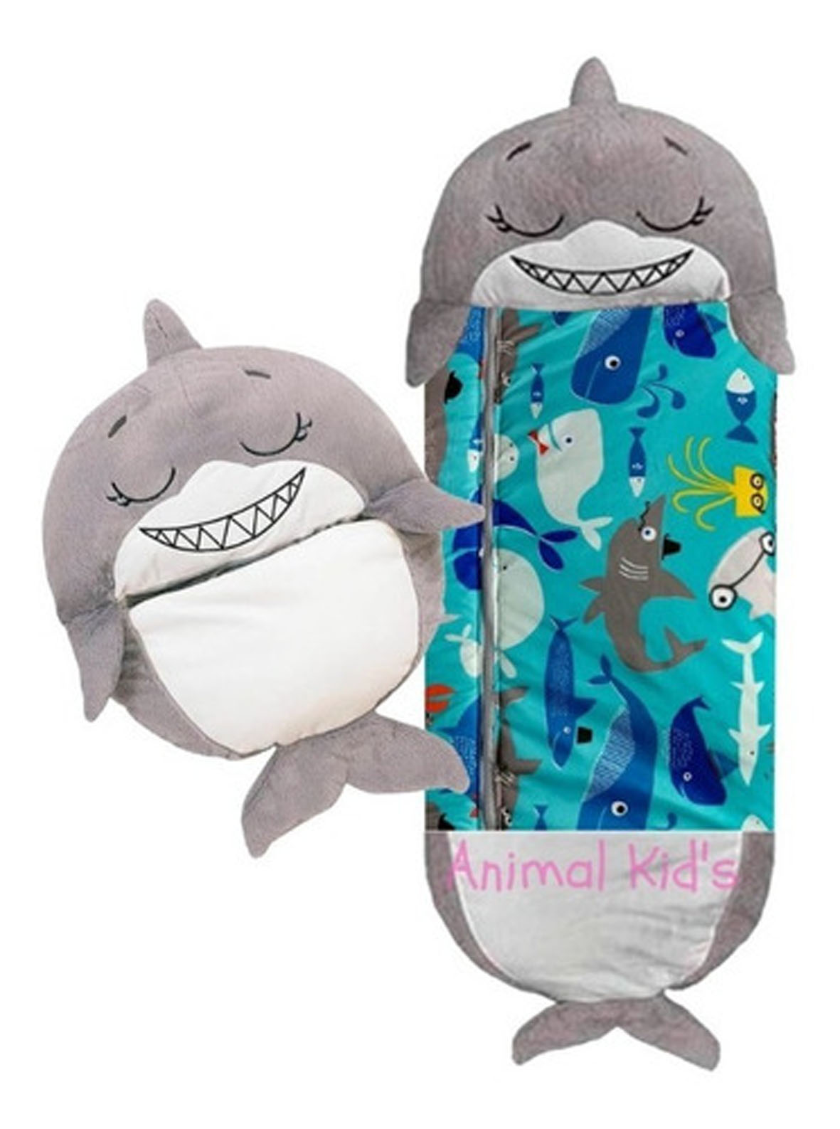 Sleeping Para Niños Bolsa De Tiburon - Imagen 2