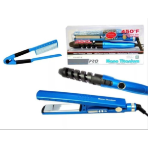 Combo Nano Titanium(Plancha+peine+Ondu
