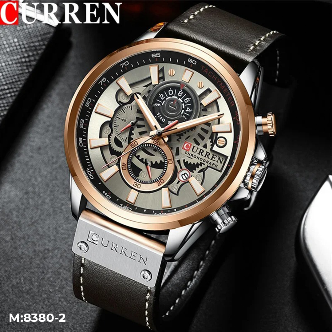M:8380 RELOJ HOMBRE CURREN PULSO CUERO