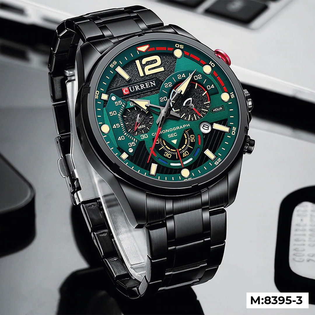 M:8395-RELOJ HOMBRE CURREN PULSO ACERO