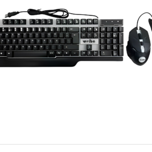 Combo Teclado Y Mouse Gamer Wb 550 Luces