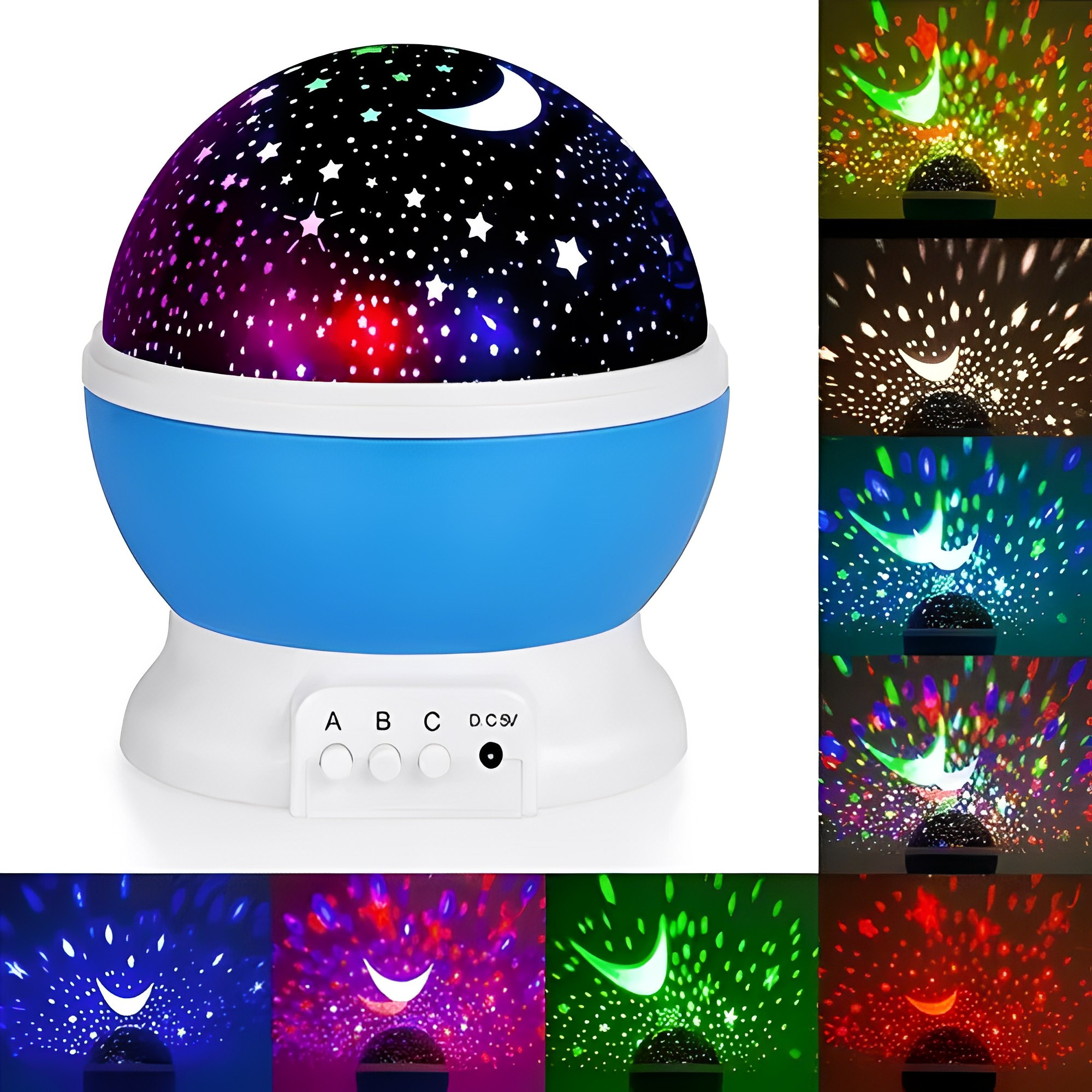 Lampara Rotatoria Proyector Cielo Estrel