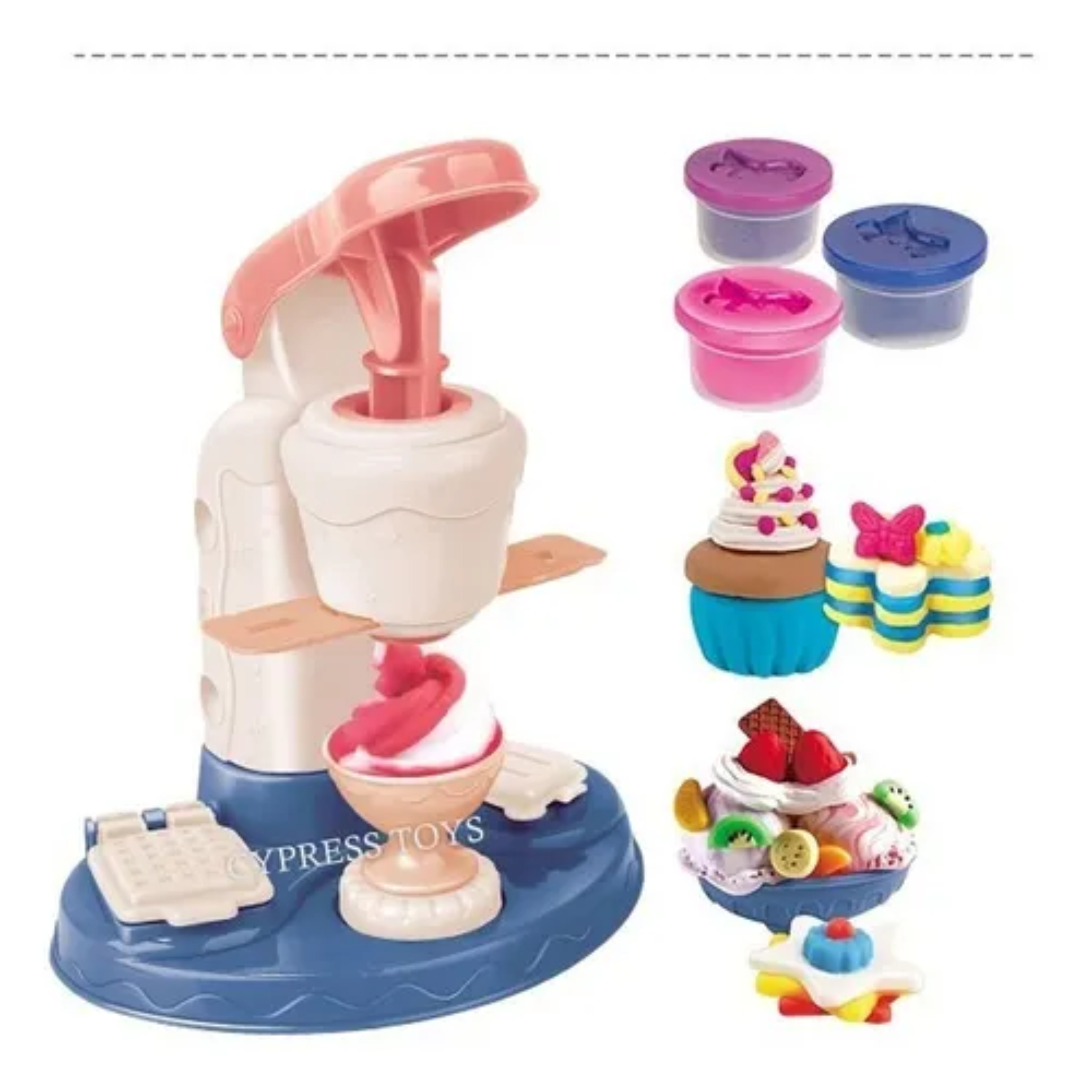 magic dough helado plastilina
