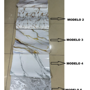 Papel adeshivo tipo marmol rollo 2m
