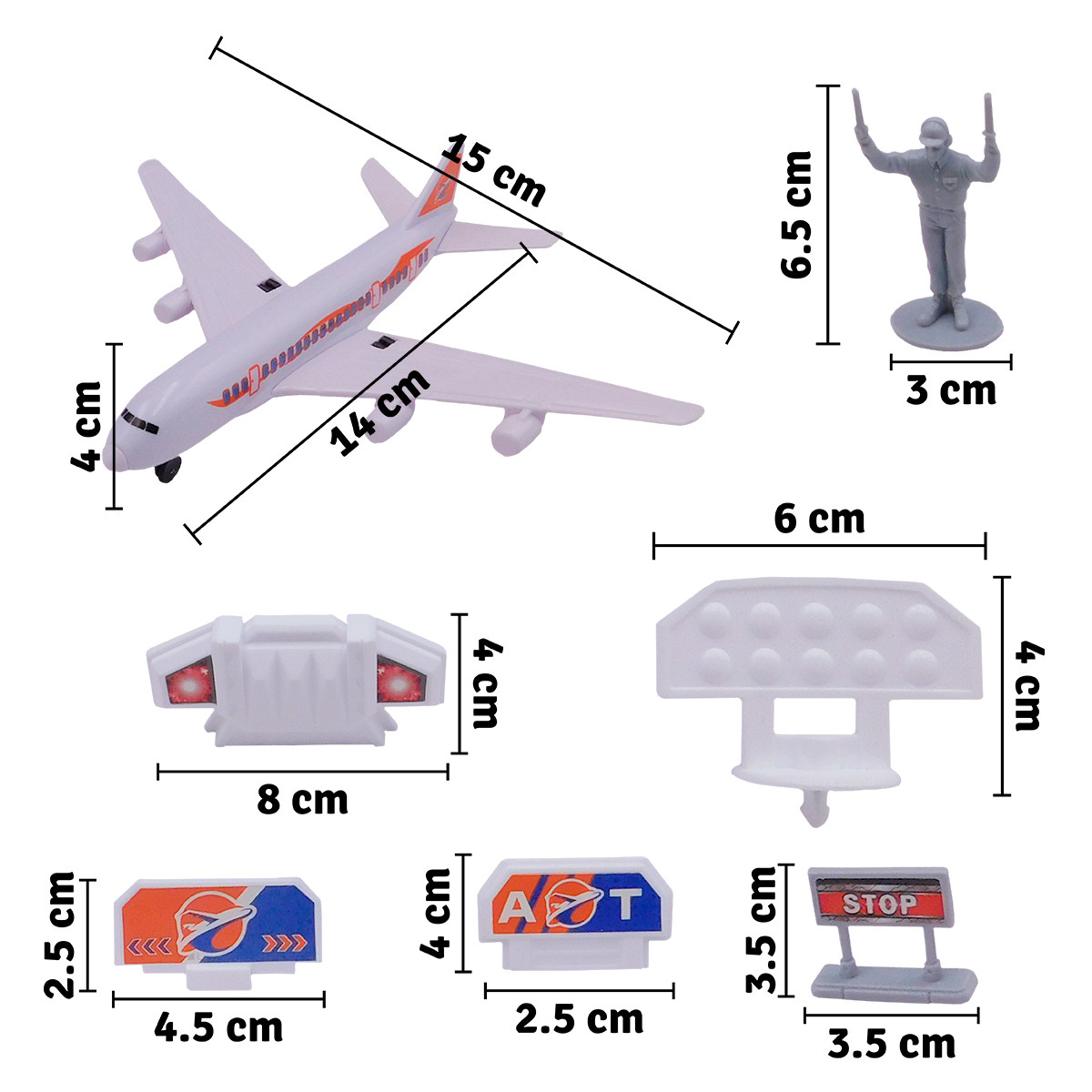 Set Aeropuerto Juguete Vehiculos P918-A