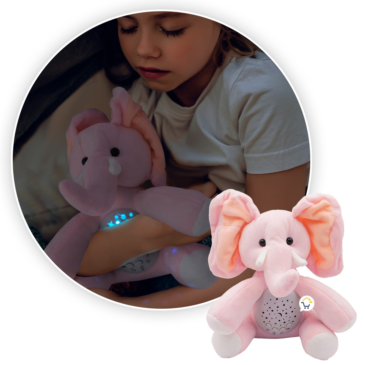 Peluche Luminoso Elefante AT163
