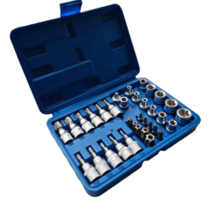 Juego De Copas Y Puntas Torx 34pcs