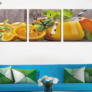 RELOJ PARED ESTILO POLIPTICO 3 PIE RP-17