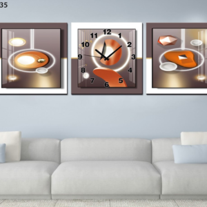 RELOJ PARED ESTILO POLIPTICO 3 PIE RP-35