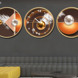 RELOJ PARED ESTILO POLIPTICO 3 PIE RP-41