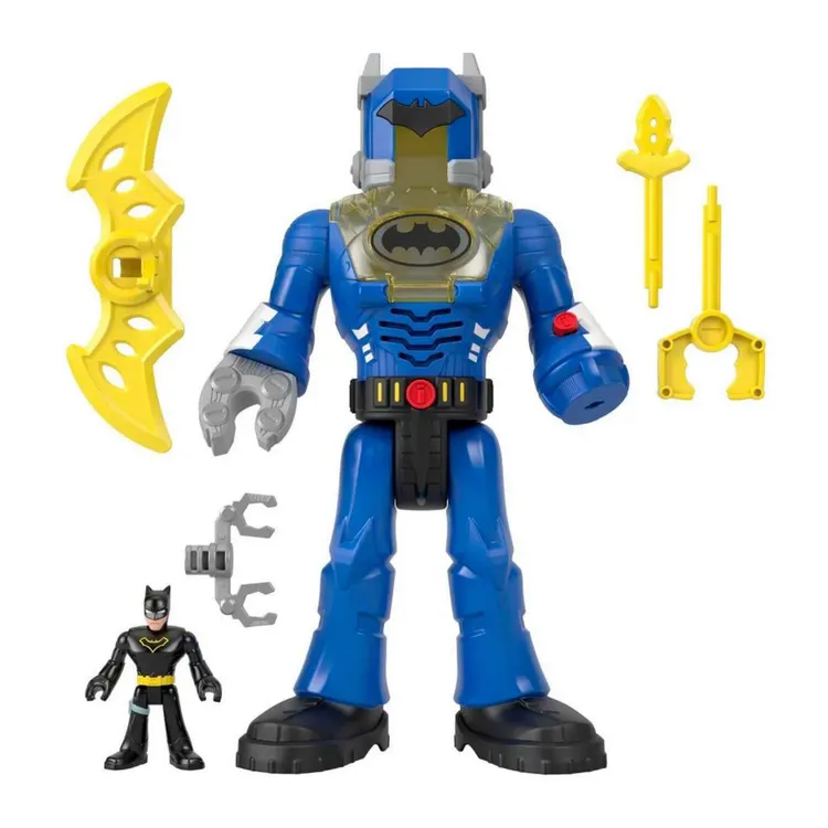 Figura de Acción FISHER PRICE Batman Exo Traje Azul - Imagen 2