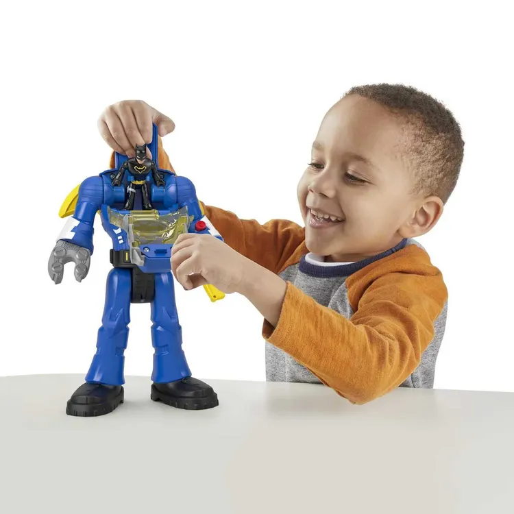 Figura de Acción FISHER PRICE Batman Exo Traje Azul - Imagen 5