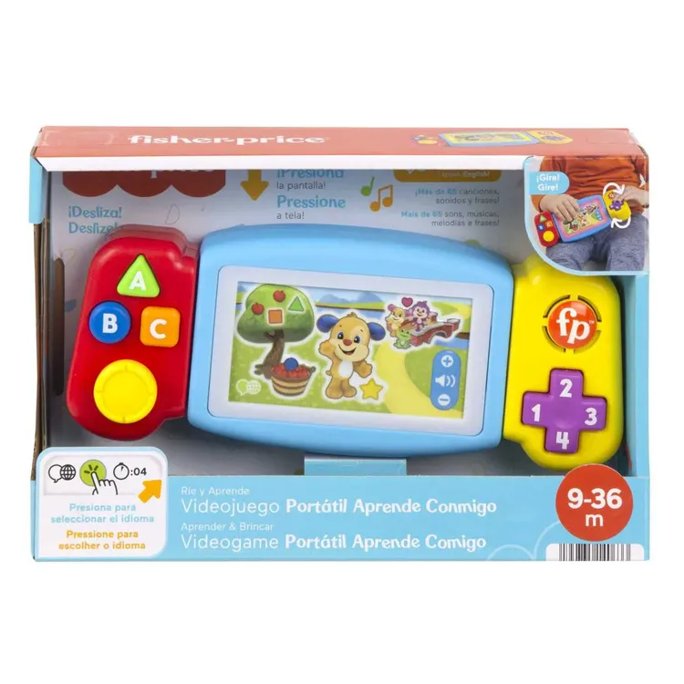 Juguete para Bebé FISHER PRICE Videojuego Portátil Aprende Conmigo - Imagen 8