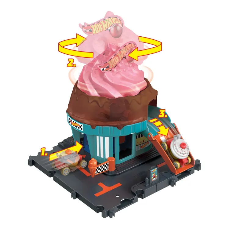 Pista HOT WHEELS City Heladería - Imagen 4