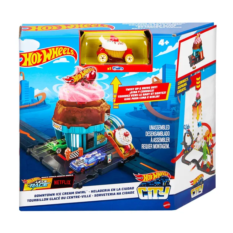 Pista HOT WHEELS City Heladería - Imagen 6