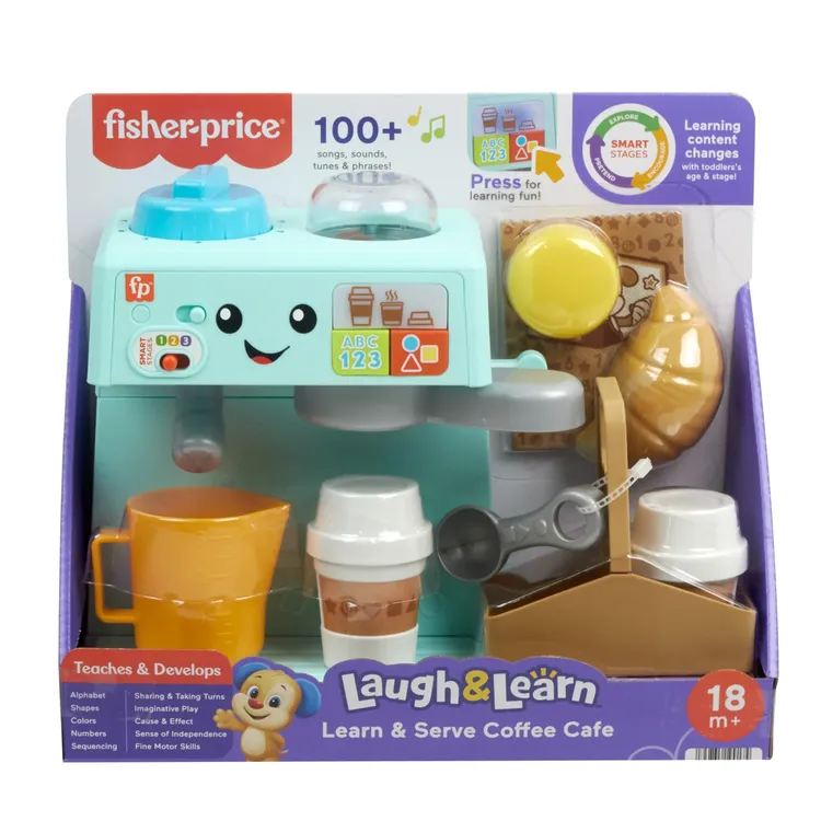 Juguete para Bebé FISHER PRICE Mi Primera Máquina de Café - Imagen 5