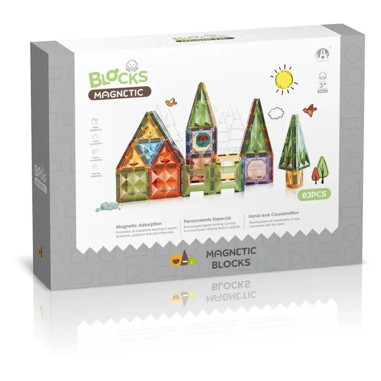 Bloques Para Armar BLOCKS Magnéticos de 83 Piezas