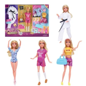Muñeca ANLILY Set Deportivo Con Accesorios 29 Cm