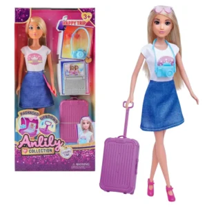 Muñeca ANLILY Set Viajero 29 Cm