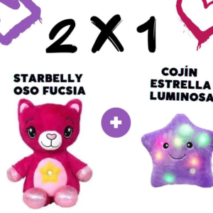 Combo Peluche  Star belly + almohada