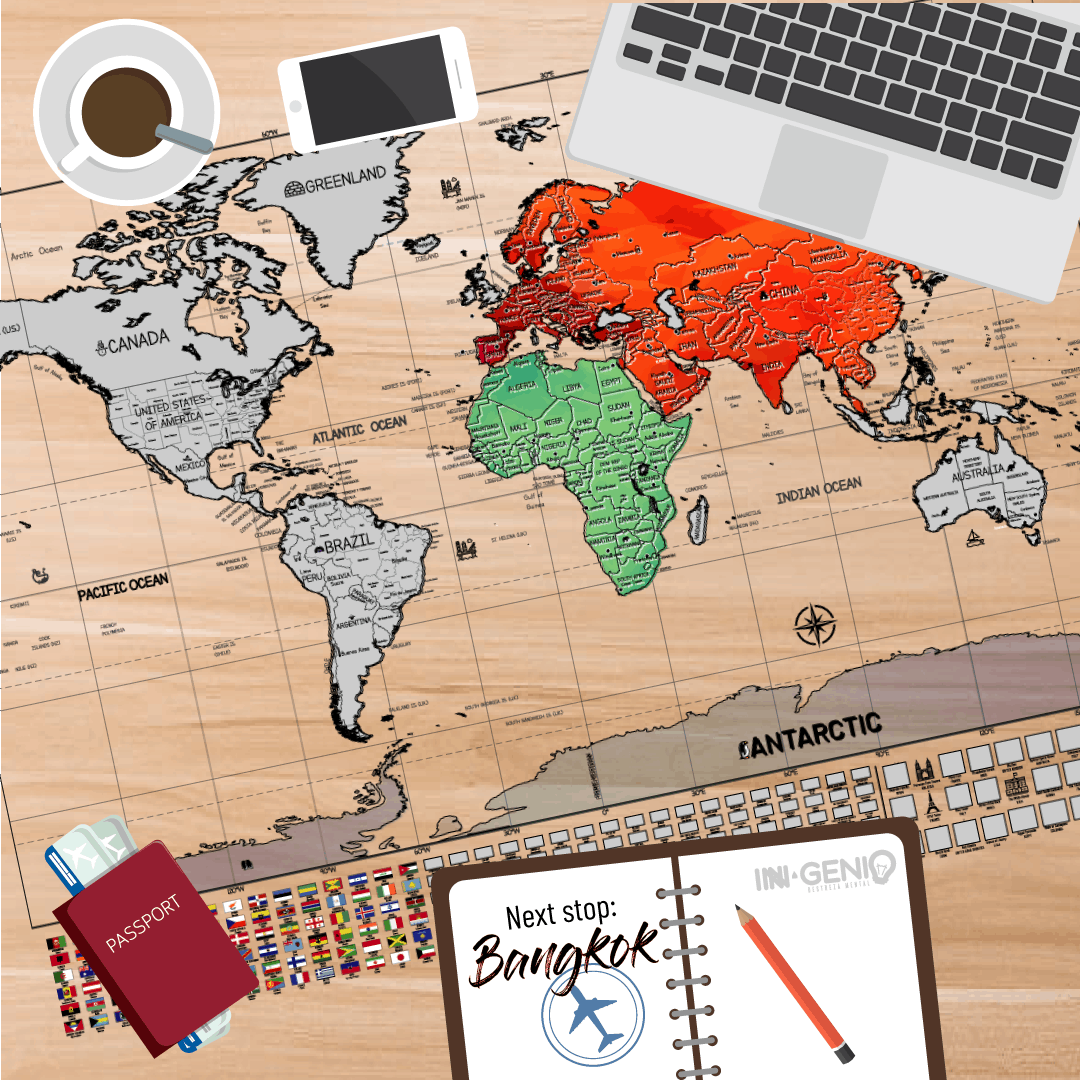 Mapamundi Deluxe Mapa para Raspar
