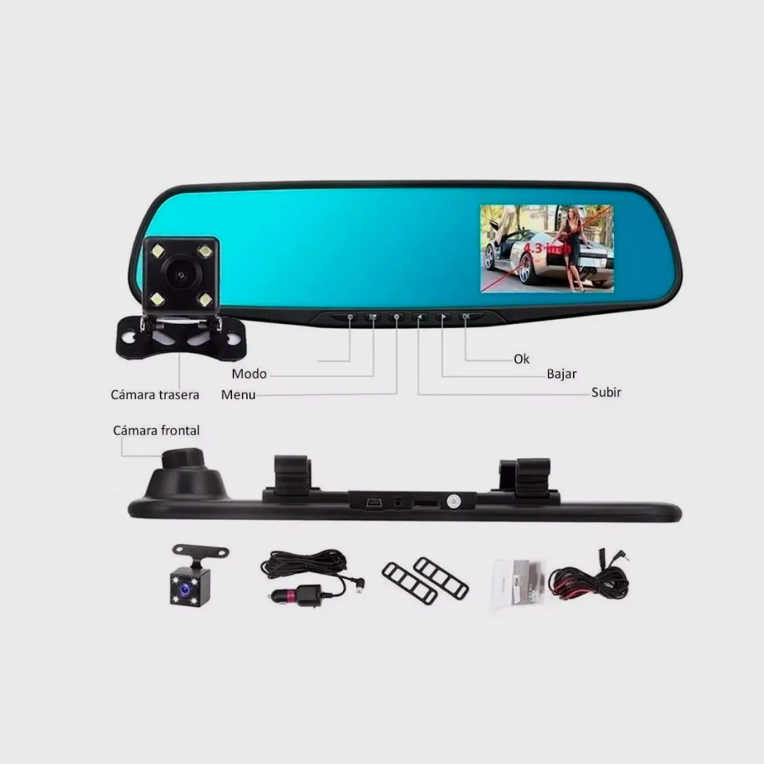 ESPEJO RETROVISOR CAMARA DELANTERA