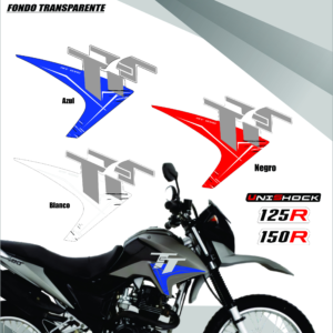 CALCOMANIAS TIPO ORIGINAL AKT TTR 2015